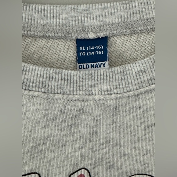🎁Old Navy: Girls Graphic Long Sleeve Top- Size XL🎁 - Picture 5 of 8